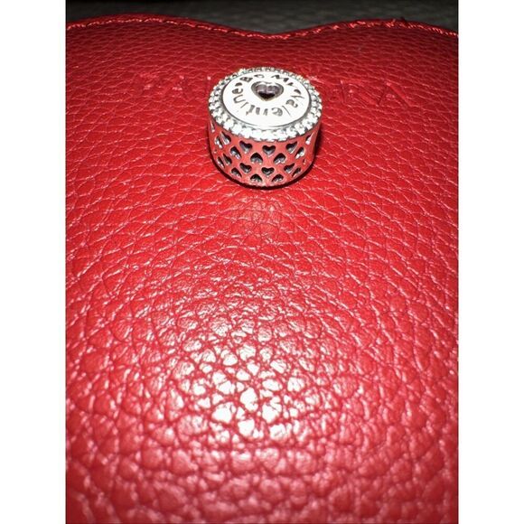 New Pandora Pink Heart Be My Valentine Charm Authentic Retired Pendant 925 - Picture 2 of 5